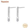 Tancise 925 Sterling Silver Zircon Earrings Drop Earrings For Women Wedding Party Gifts