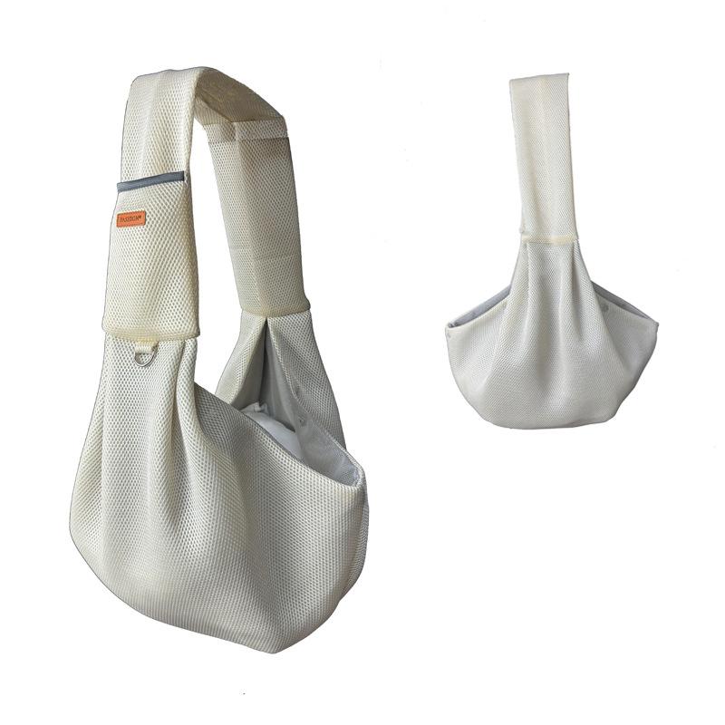 Сетчатая полиэстеровая дышащая сумка для собак, сумка через плечо для домашних животных, переносная сумка для кошек и щенков, переносная сумка-тоут, принадлежности для переноски