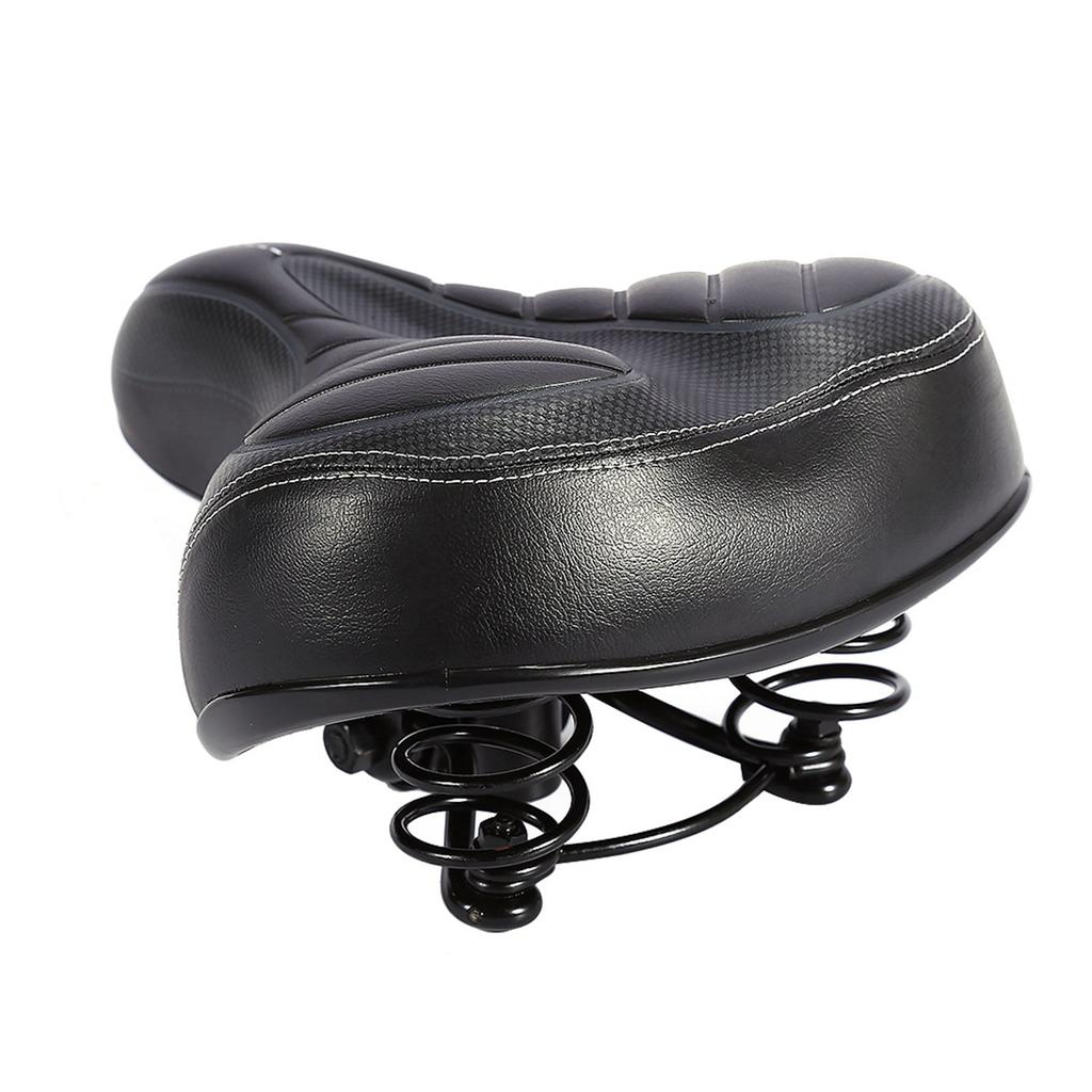 Bike Saddle City Bike Saddle Ultra Soft Cushion Thicker Mountain Bike Bicycle Matte Black Seat