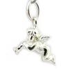 [M6958] - Silver Pendant 'Music Angel' Silver (rhodium-plated) - 17x11 Mm