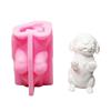 Lovely Animal Molds Castings Molds Little Dog Silicone Moulds Soap Molds Plasters Molds Ornament Molds Epoxy Resin Molds