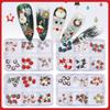 Nail Art Ornament Alloy Christmas Nail Drill, Santa Claus Christmas Tree Snowflake Series Alloy