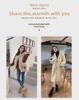 Zhou Dongyu's 2024 Autumn/Winter Women's Fur & Velvet Warm Short Snow Boots with Thick Soles