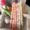 25cm Halloween Pumpkin Print Tapered Long Pole Candle Party Prop Decoration Halloween Gift