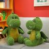 New Green Simulation Dinosaur Animals Soft Stuffed Plush Toys Hobbies Delicate Kawaii Great Birthday Presents Friends or Kids