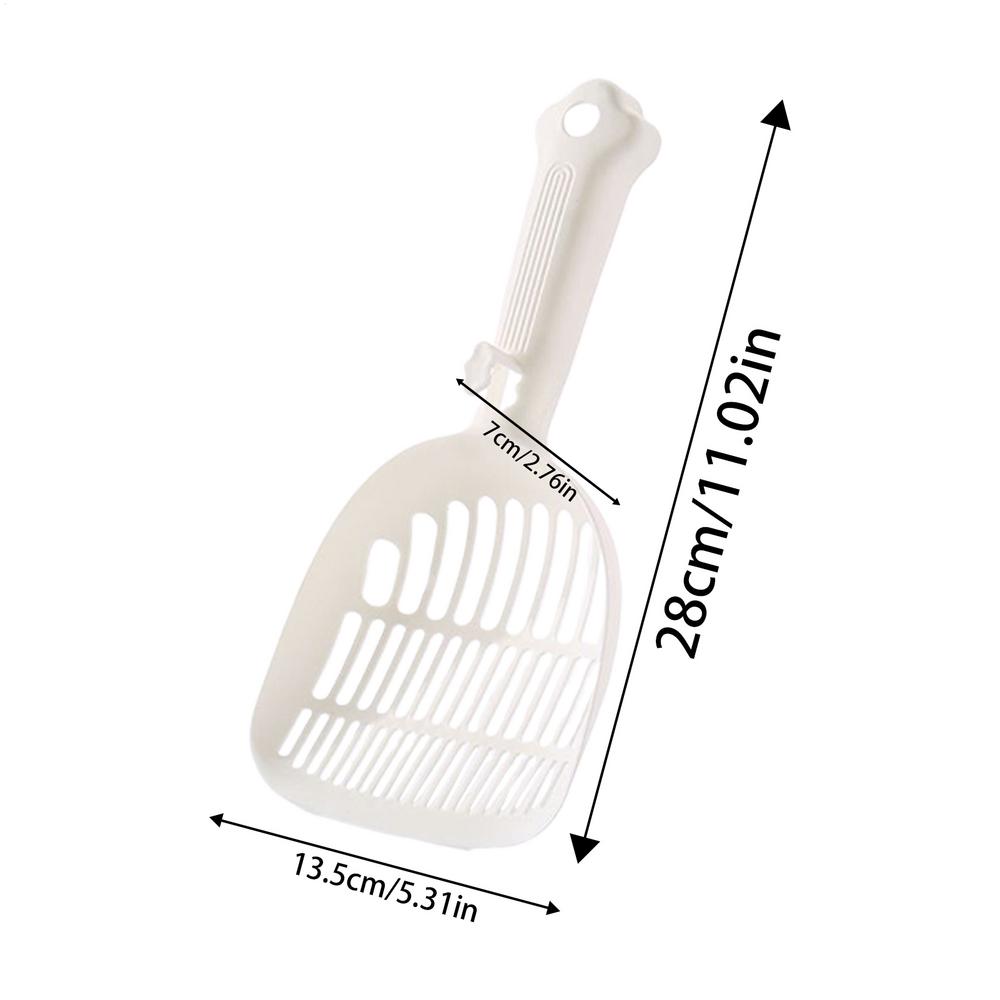 Cat Litter Box Scooper with Ergonomic Long Handle Shovel Sifter for Home Efficient Cleaning Pet Indoor Easy Scooping Kitten