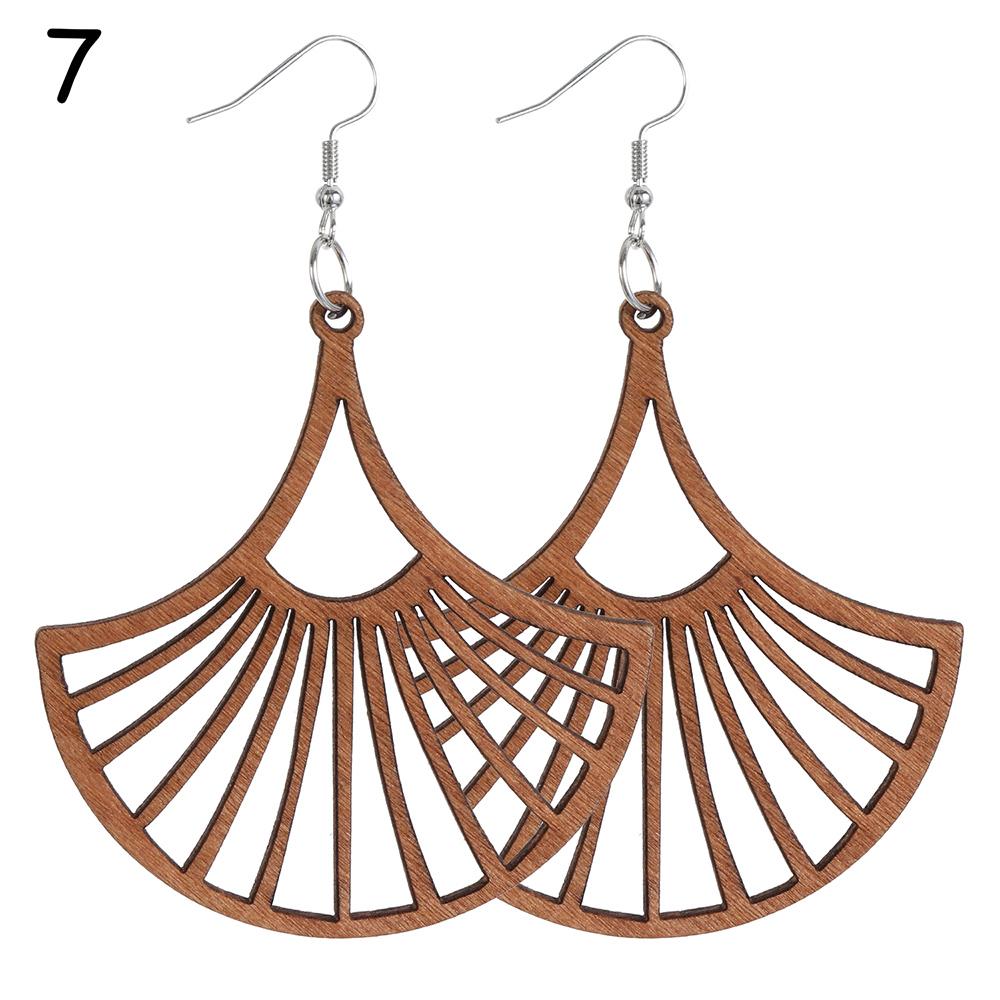 Jewelry Bohemian Wooden Earring Making African Pendant Dangle Earrings