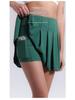 Lulu Sports Quick-Dry High Waist Skirt: Aerobic & Yoga Skort with Built-In Pockets, Anti-Exposure Pleats for Tennis & Fitness.