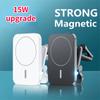 15W Magnetic Wireless Chargers Car Air Vent Stand Phone Holder Fast Charging Station for IPhone 12 13 Pro Max Macsafe QI Charger
