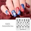 Fashion 044 Nail Art Stamp Template Rectangle Polish Stamping Pretty Manicure Art Plate Hand Painted Decorative Nail Stamping Stencil