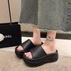 Summer Couple Indoor Home Bathroom Bath Thick Bottom Wear-Resistant Slip-on Slippers