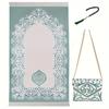 3PC Jacquard Pattern Prayer Mat Middle East Muslim Travel Prayer Mat Set Portable Multiple Options Available