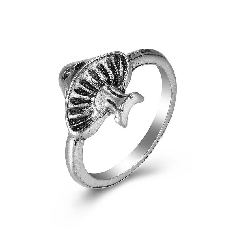 iF ME Silver Sun Moon Rings Alloy for Women Trendy Couple Lover Opening Ring Simple Round Party Fashion Jewellery