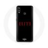 Case - Huawei - P20 Lite Elite - Red Logo - Black Background - Rigid