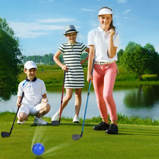 Telescopic Golf Putter Club 2-Section Adjustable Non-Slip Grip Left Right Hands Indoor Outdoor Kids Teenagers Adults Golf Club Golf Accessories