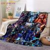 League of Legends Blankets Game Flannel Blankets Series Skin Art Cartoon Printed Bed Sofa Soft Bedspread Coverlet Travel Camping