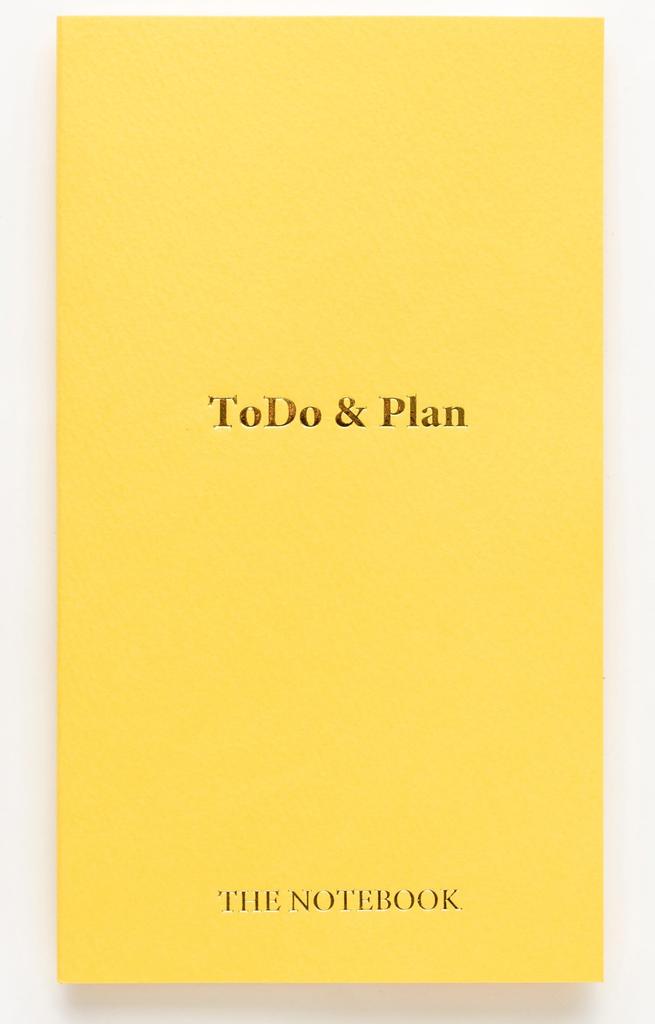 Task Management A5 128 Pages Supervised by Task Management Notebook, Slim, (60 Days), To-Do List, Schedule, Experts, Todo&Plan (Yellow)