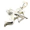 [G1649] - Silver Pendant 'Cupid' - 30x18 Mm