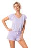 Women's Cotton Pajamas with Shorts - Fiorella Short