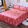 New Brushed Bed Skirt  Simmons Bed Cover Protector Non-slip Dustproof Bed Sheet  King Queen Size Sheet No Pillowcase