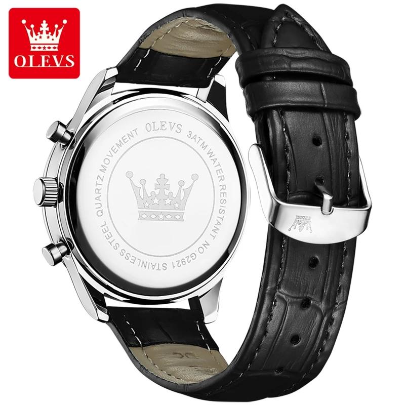 Fashionable and Stylish Men's Business Calendar Wristwatch with High Aesthetic Value Multi Functional Timing Quartz Watch