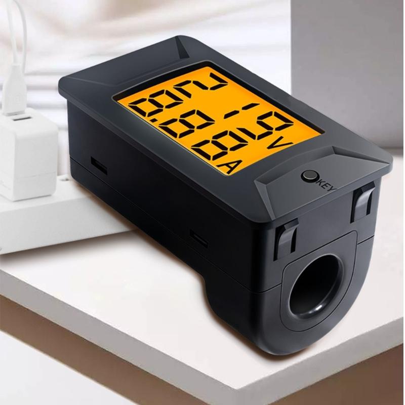 Многофункциональный аккумулятор MonitorsMeter для автомобильного аккумулятора 12 В/24 В/48 В, ЖК-цифровой дисплей, измеритель тока, напряжения, солнечной энергии