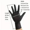 50/100PCS Disposable Black Nitrile Gloves Household Kitchen Bathroom Cleaning Dishwashing Manicure Hairdressing Tattoo