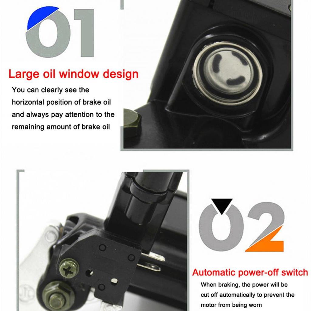 Hydraulic Brakes Universal Motorbike Brake Pump Buggy Scooter Cylinder Pump Handle Accessories Left Right Clutch Lever