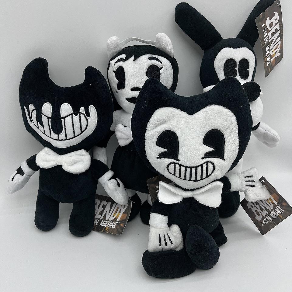 Hot 25/30cm Plush Bendy Doll And The Plush Ink Machine Toys StuffedThriller Game Plush Doll Soft Toys For Christmas Present Gift