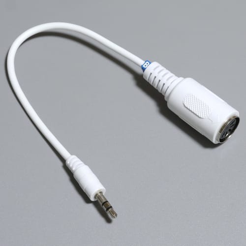 White 15cm TRS MIDI Type B Adapter Cable, Male To Female, for Arturia, Novation, 1010Music, and Other Synths (Fully Tested)