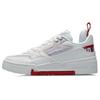 Li Ning 001 Btc Non-Slip Wear-Resistant Low-Top Skate Shoes Women Sneakers White Red AECR002-4