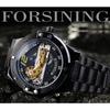 Forsining Men's Fashion Casual Waterproof Tourbillon Mechanical Watch