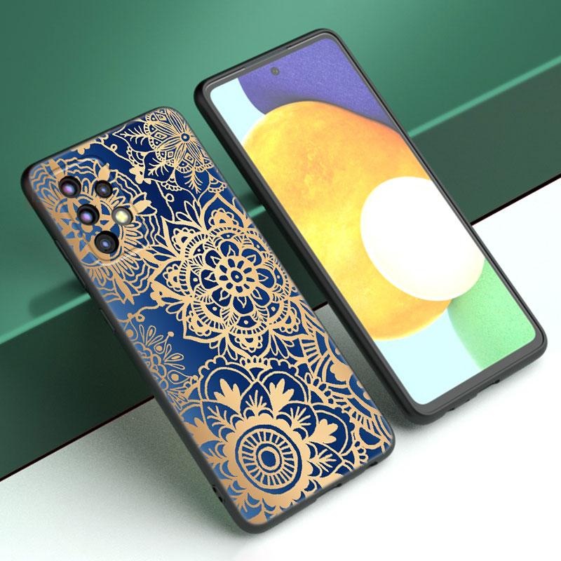 Mandala Chakra Yoga Phone Case For Samsung A04 A21 A30 A50 A52 S A13 A14 A22 A23 A32 A53 A73 5G A11 A12 A31 A33 A51 A70 A71 A72