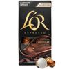 LOR Nespresso Compatible Coffee Espresso Chocolate 10 Capsules