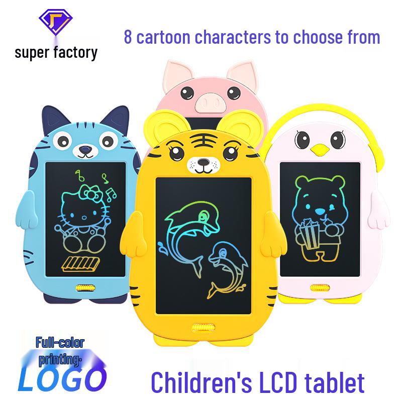 8.5" Cartoon LCD Writing Tablet - Children's Drawing & Doodle Board
