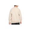 Nike Sportswear Club Fleece Logo Embroidered Crewneck Loose Fit Kids Tops Khaki FD2923126