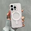Magnetic Matte Hard PC Translucent Case For iPhone 13 14 15 16 Pro Max For Magsafe Wireless Charge Shockproof Bumper Hard Cover