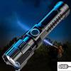 USB Rechargeable Telescopic Zoom Floodlight Handheld Flashlight