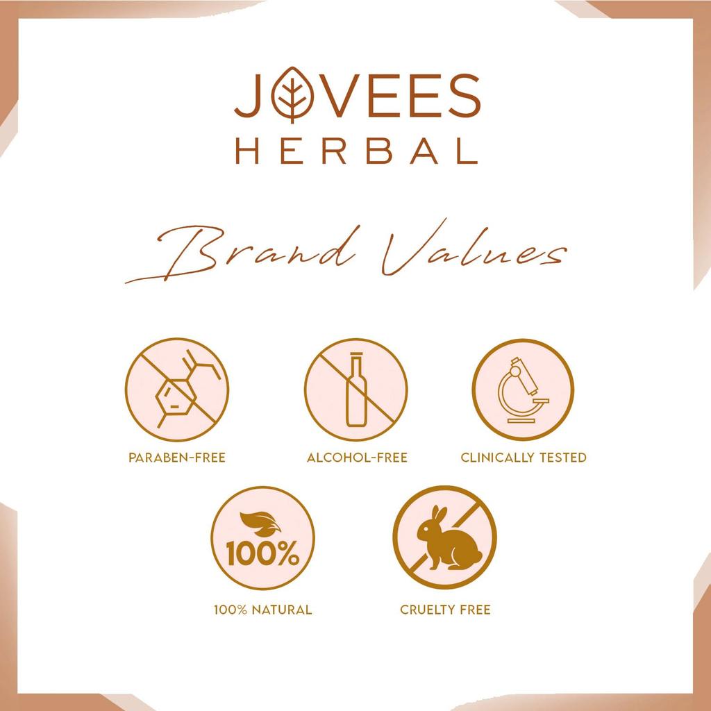 Jovees Herbal Sun Block SPF 45 Sunscreen For Dry Skin  | Broad Spectrum UVA UVB Blue Light Protection | Lightweight Non Greasy Hydrating 50g