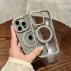 Luxury Wireless Charge Magsafe Transparent Case For iPhone 16 15 14 13 12 11 Pro Max Plus Mini Magnetic Bumper Cases Cover