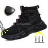 Work Safety Boots Men Steel Toe Shoes Anti-smash High Top Breathable Working Sneakers Male Industrial Safety Shoes Protect Shoes