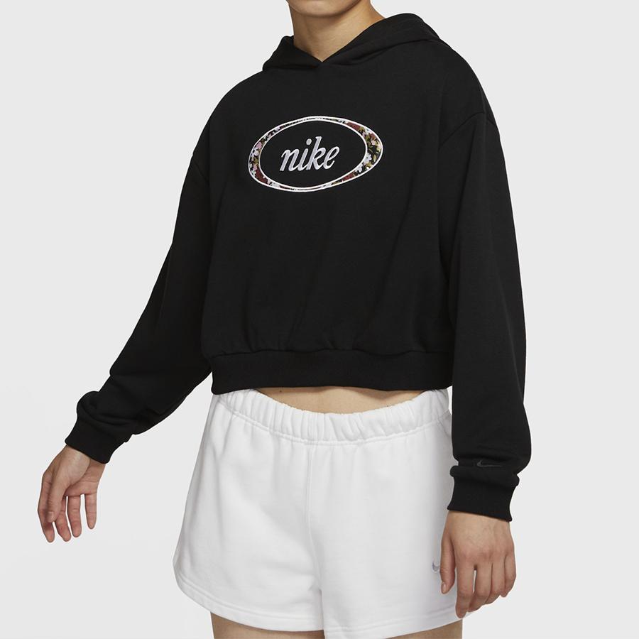 Nike Sportswear Hoodie Women Tops Black CV1871-010