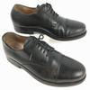 HEINRICH DINKELACKER Vintage Straight Tip Business Shoes Black Size 8 / 26.5cm