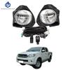 1 Set Fog Lights Headlight for Toyota Hilux Vigo MK6 2008 2009 2010 2011 Foglights Car Fog Lamp Kit With Harness Bulb Switch