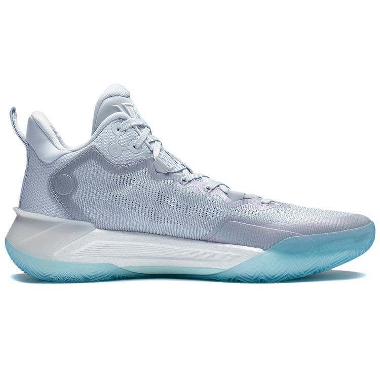 LiNing Blade 3 Glacier Durable Breathable Mid-Top Basketball Shoes Men Basketball Shoes Light-Frost-Blue ABAS089-3