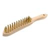 Barbecue Brush - Chevalier Diffusion - Brass Wire - Wooden Handle - 30 Cm - Elegant Design