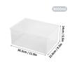 Plastic Storage Box For Office Supplies Large Capacity Transparent A4 Paper Storage Case Desktop Storage Organization