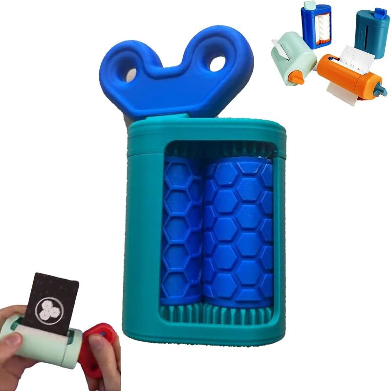 Business Card Embosser 3D Printing Roller Embossing Tool Portable 3D Textured Embossed Stamp For Gift Tags Diy Scrapbooking