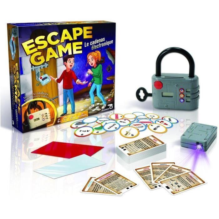 ESCAPE GAME - Jeu De Société - DUJARDIN - Résolvez Les Énigmes Pour Sortir De La Pièce Avant La Fin Du Temps Imparti !