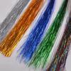 20Packs Crystal Flash Fly Tying Material 10 Colors Holographic Fly Fishing Line for Hook Lure Flies Making Material Accessories